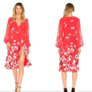 Privacy Please Floral Midi Dress